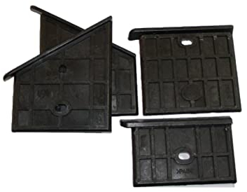 4x Gleitplatten Führungsplatten passend für STAHLMANN T8 Holzspalter Oben