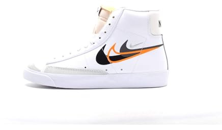 Nike FN7809-100 Nike Blazer MID '77 Herren White/Black-Bright Mandarin-MEDIUM EU 42