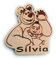 10 pz ciondolini/calamite MASHA E ORSO PERSONALIZZATE in legno- decorazione bomboniere, segnaposto, nascita, battesimo, baby shower, compleanno- anche con calamita