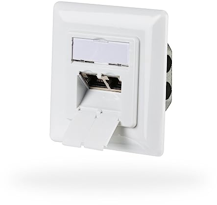 EFB-Elektronik Netzwerkdose CAT6a Unterputz 2-fach RJ45,