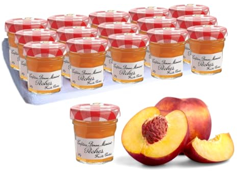 Bonne Maman - Confiture pêche petits pots 15x30g