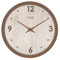 Orium Naturalis Cappuccino Uhr, umweltfreundlich, leise, 30 cm, modern und verantwortungsvoll