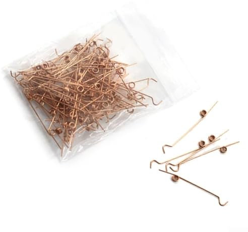 90PCS Piano Springs, Upright Piano Spring, Piano Repair Spring, Metal Copper Wire Piano Hammer Springs Replacement(Length 34mm)