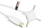 rhinocables USB to Triple Head DC Power Cable, 2.5mm, 3.0mm, and 3.5mm DC jacks, Universal 5V Power Charger Adapter Cord, Versatile Charging Solution for Gadgets, Routers and Electronics