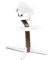 Stokke Nomi Stuhl (Walnut/White) + Babyset (White) - Inspiriert zu aktivem Sitzen & Bietet Unterstützung, während das Baby sitzen lernt - Bis 150 kg belastbar