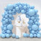 Luftballons Blau, 130 Stück Ballon Girlande Blaue, 18 12 10 5 Zoll Luftballon Girlande Pastell Blau, Macaron Blau Luftballons Geburtstag Männer Jungen Babyparty Jahrestag Party Deko