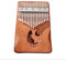 LVYUDS Moon Cat Kalimba, Log/Farbverlaufsmodell, Tragbares Daumenklavier Mit Tasche, Finger Klavier (Color : A)