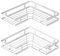 Duschablage Ohne Bohren 2er Pack Weiß Eckregal Bad Duschregal Mit 4 Haken Shampoo Halterung Für Dusche Shower Shelf Organizer Wandmontiertes Dusche Halterung Badezimmer Regal Bad Zubehör