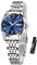 Taxau Armbanduhr Blau Damen - Uhren Damen wasserdichte Uhr Damenuhren - Edelstahlband Damenuhr Quarzuhr Damen Frauen Uhren
