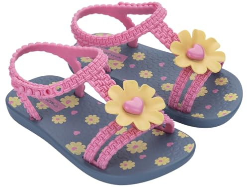 Ipanema KIDS Daisy Baby-Flip-Flops, Unisex, für Kinder, Größe 21, blau, 21 EU