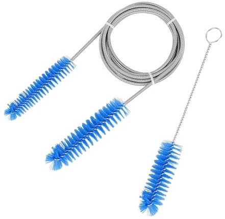 2 Stück 8 in 1 CPAP Reiniger Schlauchbürste, CPAP Schlauchreinigungsbürste, Bürstendurchmesser 15 mm und 19 mm, CPAP Schlauch und Maskenreinigungsbürste, für Cpap, Rohre, Aquarienreinigungsbürste