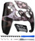 eXtremeRate LUNA Redesigned Front Shell Touchpad Compatible with ps5 Controller BDM-010 020 030 040 050, Blossom In The Darkness Replacement Faceplate Case Custom Cover Compatible with ps5 Controller
