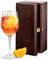 Maverton Calice per spritz aperol - Incisione laser regalo donna compleanno - In vetro 530 ml o 350 ml - Calici personalizzati con nome - Idee regalo Lei per ogni occasione speciale - Holy Aperoli