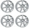 4x Autec Felgen TALLIN 7.5x17 ET40 5x112 Brillantsilber kompatibel mit Skoda Karoq Superb Yeti Octavia Kodiaq