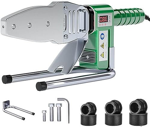 Fusion Welder Machine de soudage de tuyaux 1600 W Outil de chauffage à chaud avec affichage numérique 0-380 °C pour soudure plastique
