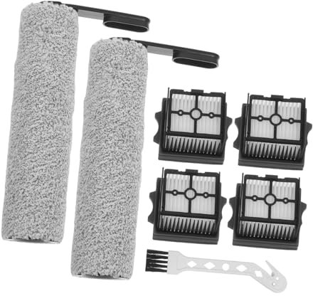 Veemoon Brosse et Filtre pour Autolaveuse de Sol Remplacement Brosse et Filtre Kit de Rechange pour Autolaveuse de Sol