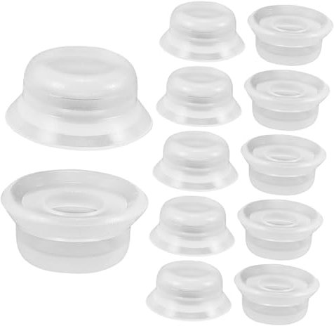 ULTECHNOVO 12pcs Floating Valve Washer Silicone Cooker Valves Gaskets Pressure Cooker Parts for Lid Sealer Replacement