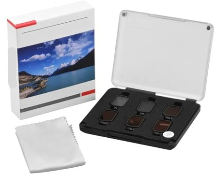 Compatibile con DJI Mini 3/Mini 3 Pro, set di filtri for lenti da 6 pezzi, accessori for fotocamere ND/CPL/UV for la fotografia aerea