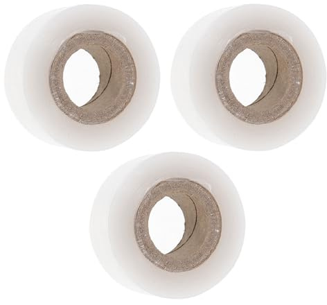 Luxshiny 3 Rollen Breites Farbiges Pe Veredelungsband Dehnbar Selbstklebend Statisch Haftende Pflanzenfolie für Veredelung von Pekannüssen Walnüssen und Zitrusfrüchten