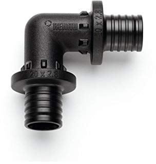 Rehau Winkelstück 90 Rautitan PX Durchmesser 25 mm schwarz