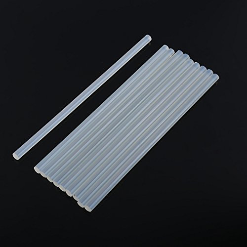 10 Pcs Clear Hot Melt Glue Sticks for Electric Glue Gun DIY Stick 20 cm Length 7mm / 11mm(7mm)