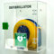 Erste Hilfe Defibrillator (AED) HeartSine SAM 350P, mit manueller Schockauslösung für Laien und Profis, inkl. Acrylglaswandkasten ohne Alarm