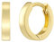 SILVEGO Damen Ohrringe aus 14 Karat 585 Gelbgold Klappcreolen