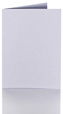 Paper24 25 Faltkarten A6 240g/m² Lila-Blau für Briefumschläge im Format DIN C6