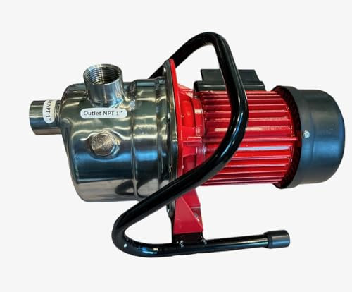 740 GPH Stainless Steel Lawn Sprinkling Pump Electric Water Utility Transfer Pump Shallow Well Pump Garden Lawn Irrigation Booster Pump (740 GPH)