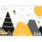 murando - Papier peint panoramique animal 400x280 cm - Revêtement mural décoration salon - Bébé d'âge préscolaire tendances soleil oiseaux arbres nuages pour enfants montagnes g-A-0333-a-a