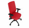 Dauphin Indeed nachhaltiger Bürostuhl, Individualisierbar, ergonomisch, leichtes Gewicht (Polo: Chilirot, Vollpolster)