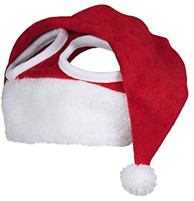netproshop Pferde Winter-Weihnachtsmütze Zipfelmütze mit weichem Kunstpelz One Size