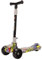 Kinder-Roller, 3 Räder, Tretroller für Kinder, mit LED-Rädern, verstellbar, Höhe 61 – 75 – 81 cm, mitwachsend, für Mädchen und Jungen (Graffiti, Schwarz A)