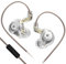 Yinyoo KZ EDX PRO In-Ear-Kopfhörer mit HD-Mikrofon, Geräuschisolierung, High-Definition-In-Ear-Ohrhörer mit Verhinderung von Verwicklungen, 5N OFC, sauerstofffreies 2-Pin-Kupferkabel