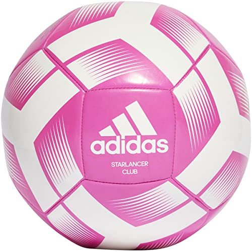 adidas Starlancer Club Ballon Unisexe pour Adulte Rose/Blanc Taille 3