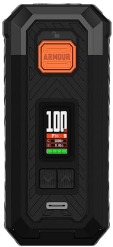 Vaporesso ARMOUR S Mod | 100W Box Mod Works with Itank 2 Atomizer/Z sub ohn Tank/ 510 Thread Atomizer E-Cigarette Vaporizer (Mod Only, No Battery, no nicotine no liquid) (Negro)