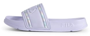 FILA Damen Morro Bay Logo Slipper wmn Slide Sandal, Thistle-Sweet Lavender, 38 EU