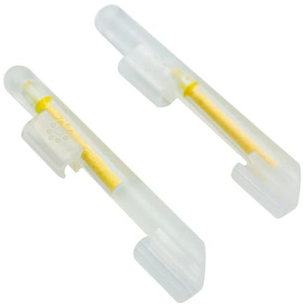 Sarini 20 Stück Knicklichter zum Angeln,Knicklichter für Angelruten,Fluoreszierende Leuchtstäbe zum Nachtangeln,Licht an der Angelrutenspitze