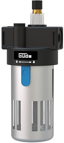 Güde Druckluft-Nebelöler 1/4 (Anschlussgewinde IG 1/4, max. Arbeitsdruck 10 bar, zum Anbau an Kompressoren/Druckluftleitungen, regulierbare Ölmenge)