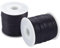 SOFPLATE 175 yards/160 m 1mm Cordon en Nylon Noir Cordon de Satin en Queue de Rat Fil de Perles en Vrac pour la Fabrication de Bijoux Fournitures de Fils Bricolage Noeud Chinois Bracelets Colliers Mac