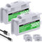 Lot de 2 batteries rechargeables 3600 mWh pour manette Xbox Series X, avec 4 couvercles de batterie pour Xbox Series X/S/Xbox One/Xbox One S/X/Elite