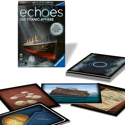 Ravensburger 24698 Echoes Die Titanic-Affäre - Audio Mystery Spiel ab 14 Jahren, Erlebnis-Spiel