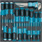 HAZET Schraubendreher Satz 163-297/26N, 26-teilig, 1,5–10 mm, PH1–PH2, T10–T30, Schlitz, Kreuzschlitz, Innen Sechskant und Innen TORX, inkl. Winkelschraubendreher Satz