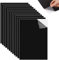 Bubuny Gomma Eva Adesiva 12Pcs Pannello di Achiuma Autoadesivo nero 30 x 21cm, 1mm Tappetino in Achiuma Eva Antiscivolo con Supporto Adesivo per Mobili Porte Finestre DIY Artigianato