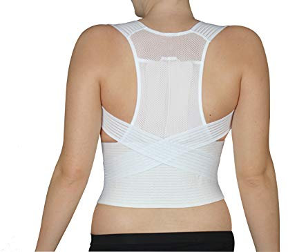 Geradehalter mit Rückenstützgürtel, der Haltungstrainer für Damen und Herren, mit temperaturausgleichendem Material