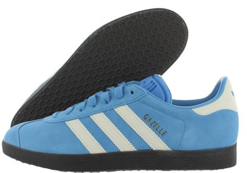 adidas Men's Cblack/Ftwwht/Goldmt Unisex Gazelle ADV Core blackFtwr White/Gold met. 14 US, Gold Metallic/Core White/Gum-blue, 8 UK