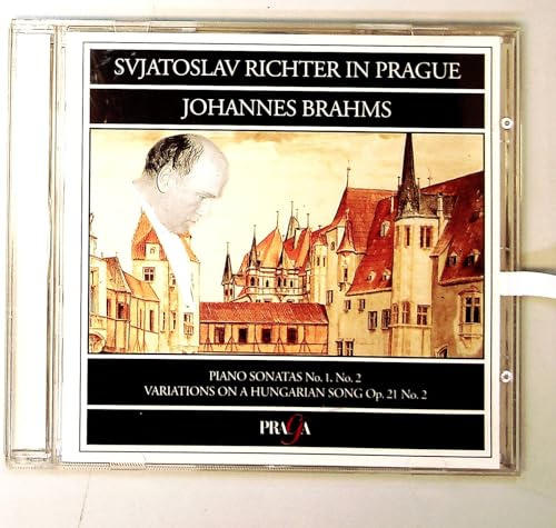 Brahms: Svjatoslav Richter in Prague, Klaviersonaten 1 & 2, Variationen