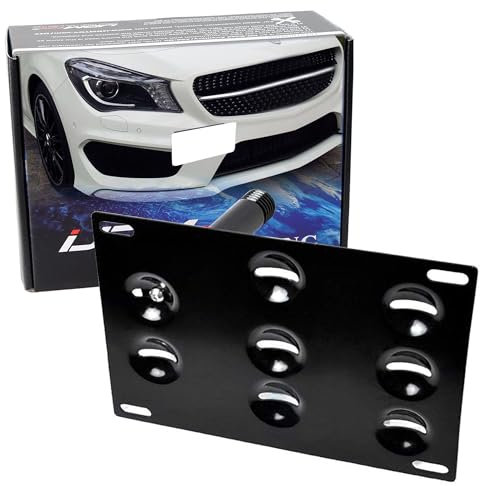Tow Hook License Plate Mount Compatible With Mercedes Benz (2014-up Mercedes CLA-Class, GLA-Class)