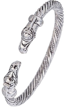 My Shape Handgefertigter Armreifen, Armband Armspange, für Damen und Herren, Spitzenqualität, Heiden-, Wikinger-, Drachen-Design, tolles Geschenk