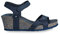 Panama Jack Femme Julia Basics Sandales Bride Cheville, Bleu (Marino B10), 36 EU